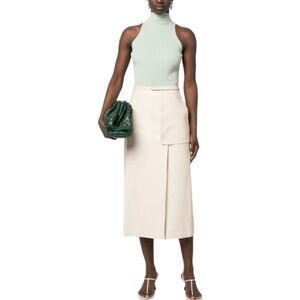 AERON Zero Ribbed Bodysuit, Size Large, Sage, NWT